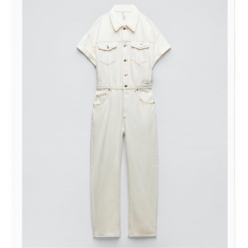 Zara Denim Jumpsuit